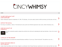 Tablet Screenshot of cincywhimsy.com